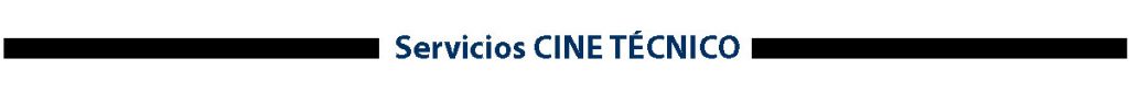 Servicios Alquiler Cine Técnico