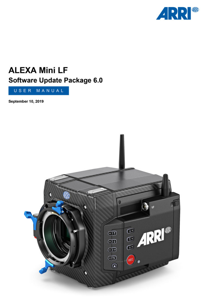 Arri Alexa Mini LF - User Manual