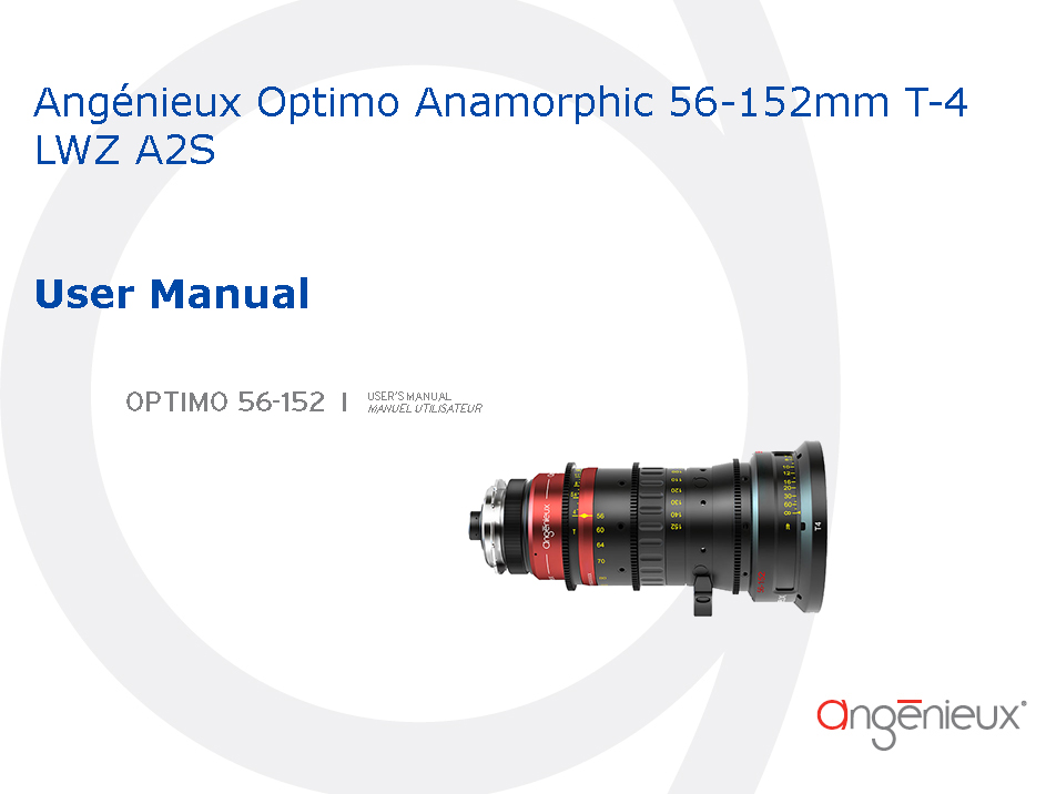Angénieux Optimo Anamorphic 56-152mm - Manual
