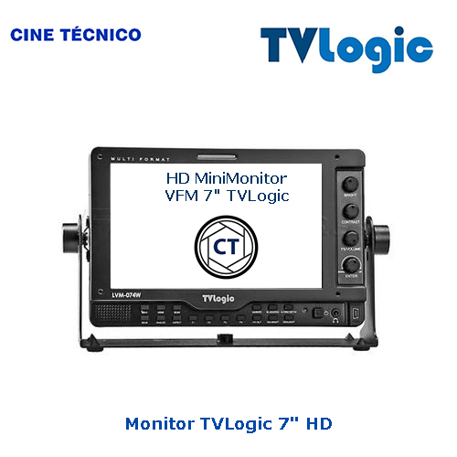 Alquiler Monitor 5,6 pulgadas TVLogic HD - Cine Técnico