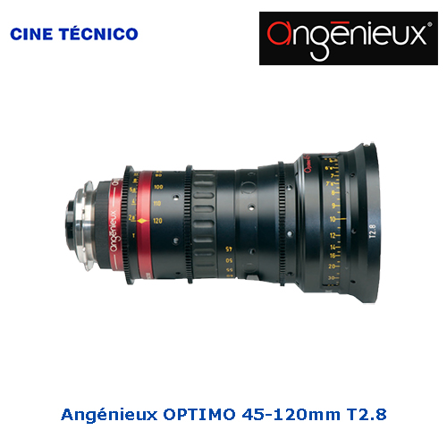 Alquiler ópticas Angénieux OPTIMO 45-120mm T2.8 - Cine Técnico