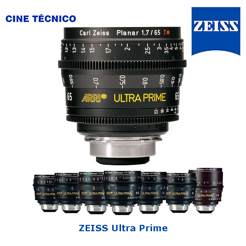 Alquiler lentes ARRI / Zeiss Ultra Prime - Cine Técnico