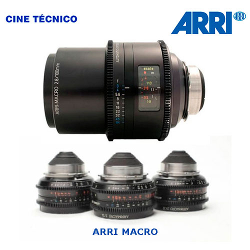 Rent ARRI MMACRO set lenses - Cine Técnico