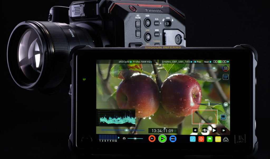 Monitor/Grabador Atomos 7″ Shogun Inferno 4K HDR 60p.