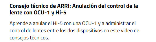 Consejo Tecnico 17 Hand Unit Hi-5-I-ARRI