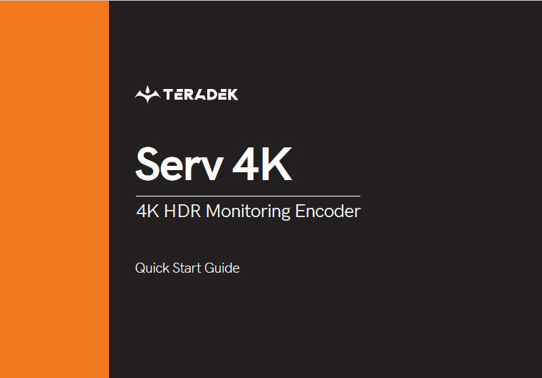 Teradek SERV 4k Monitoring Encoder